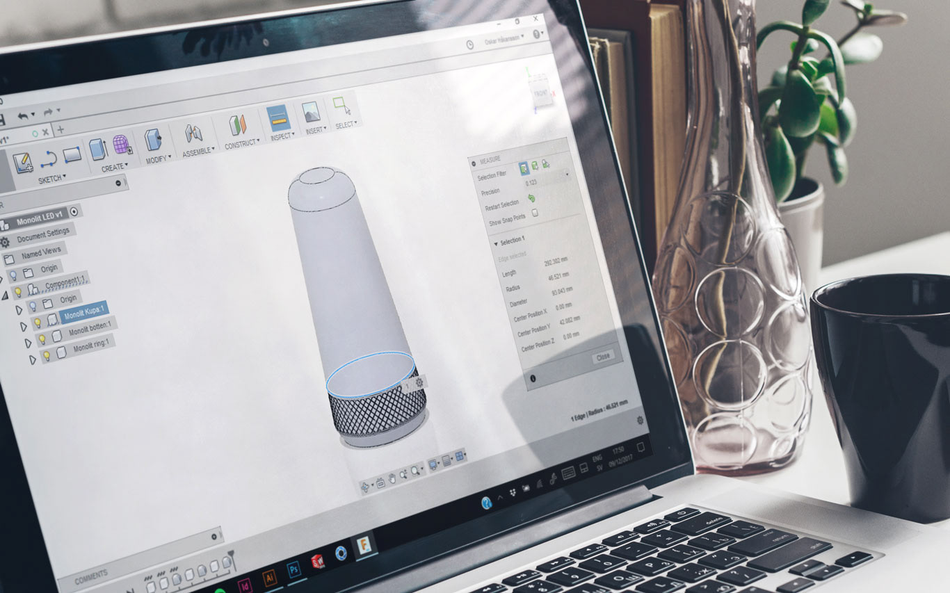 Desk lamp，Endurance，Dimming，Monolith，