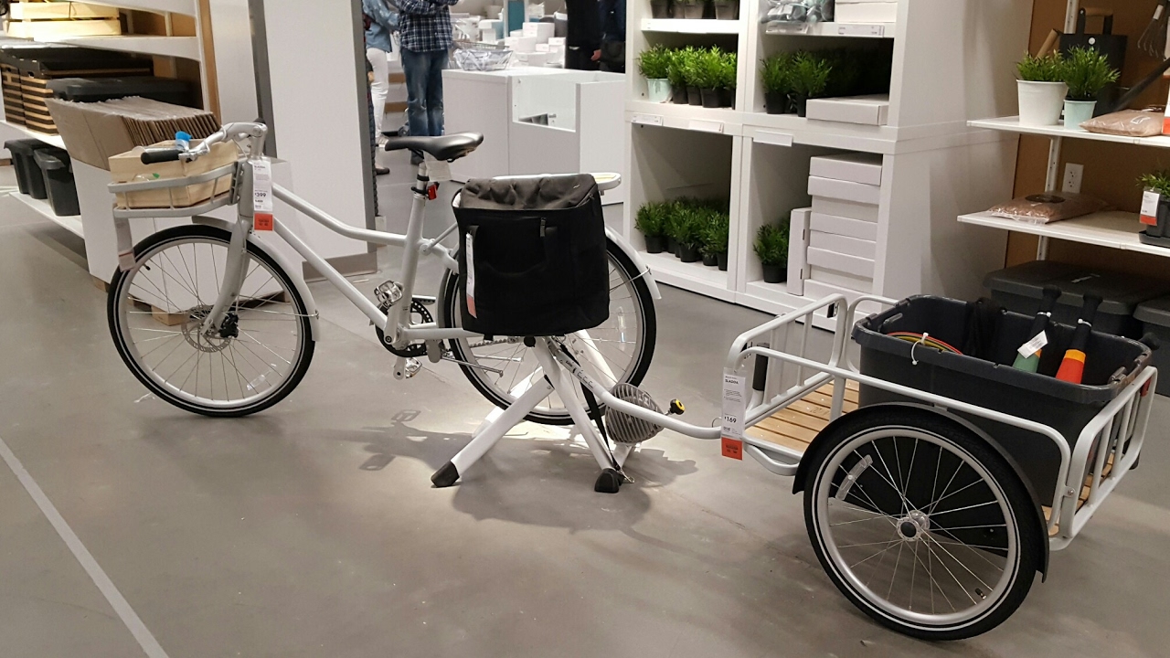 SLADDA，Red dot award，IKEA，Substitute for transportation，Bicycle，green，