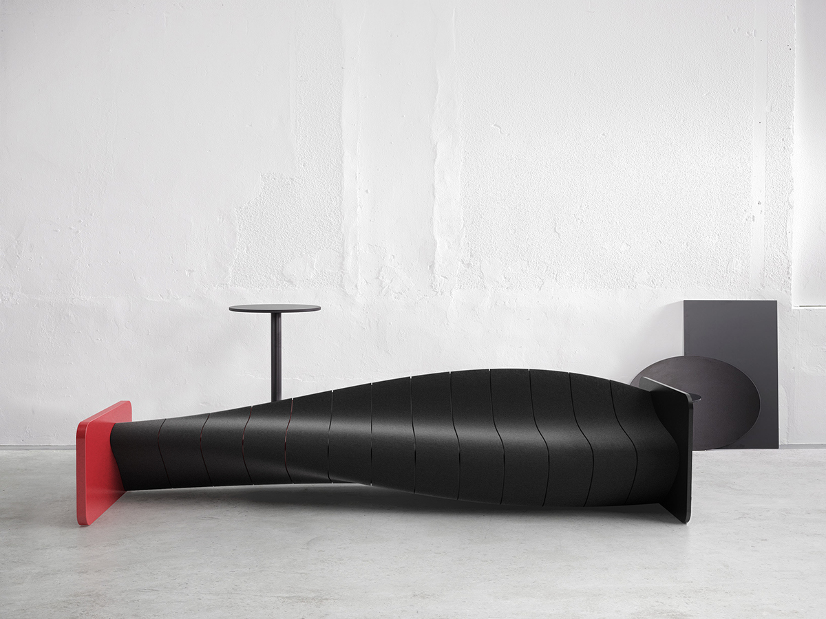 bench，sofa，fashion，curve，modern，