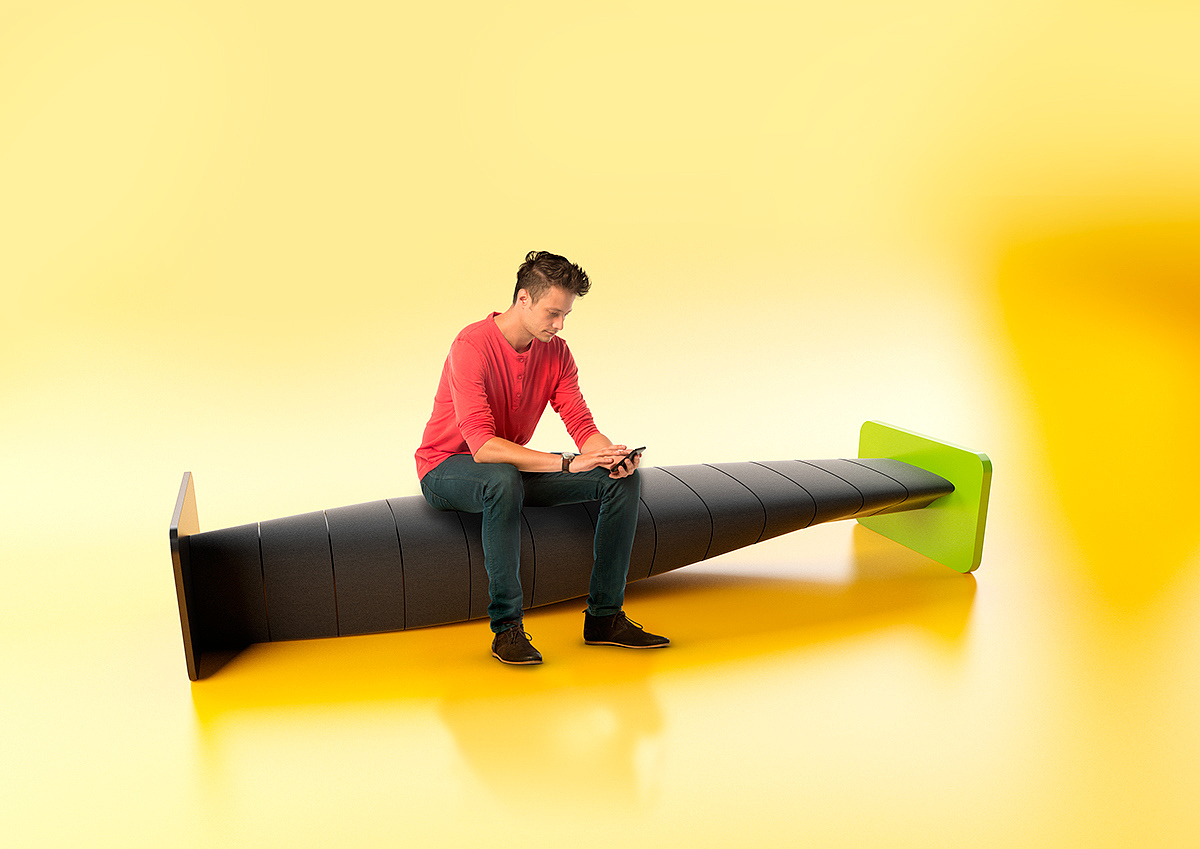 bench，sofa，fashion，curve，modern，