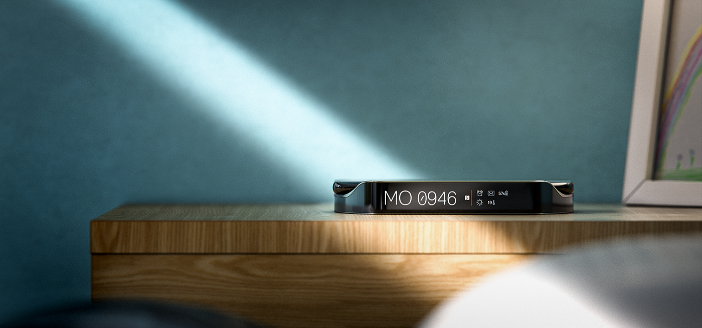industrial design，Charging device，Clock，Simplicity，
