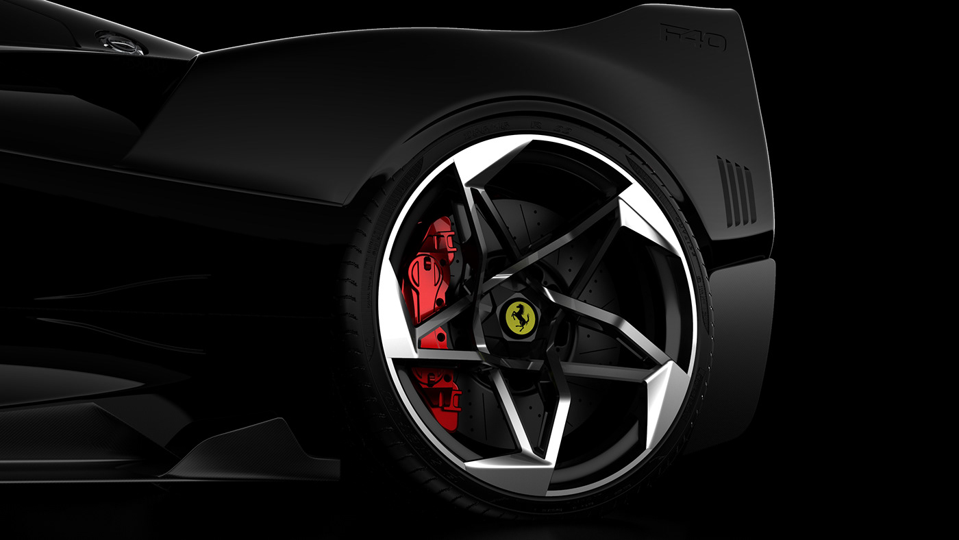 Samir Sadikhov，F40 Tribute，F40，Ferrari，vehicle，traffic，