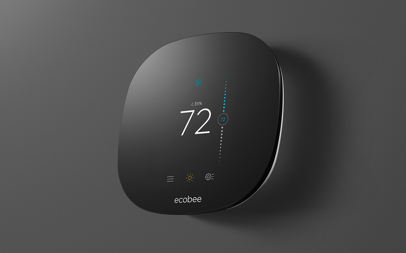 app，Apple，Stephen MacLeod，Home Furnishing，black，Thermostat，siri，