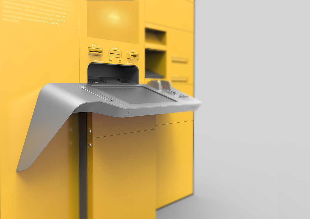 atm，Bank self service system，Digital，product design，