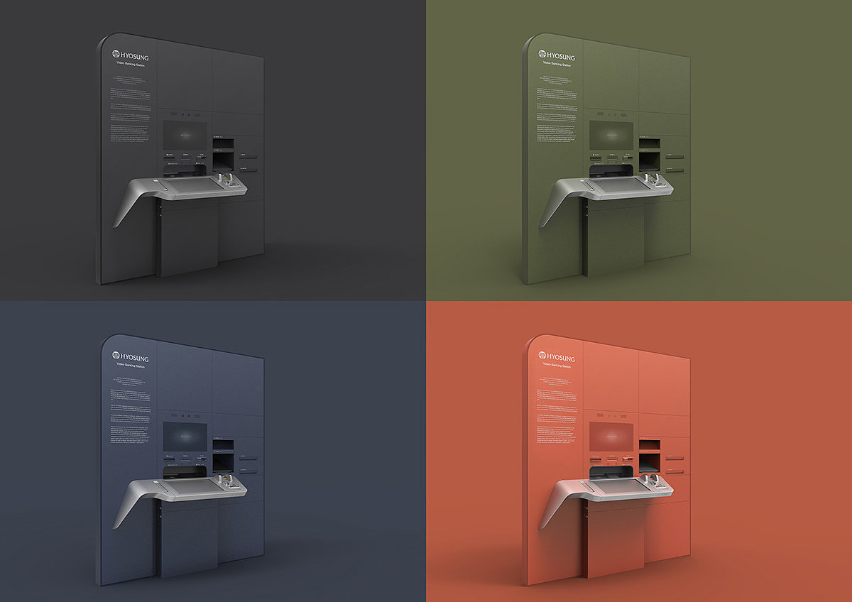 atm，Bank self service system，Digital，product design，