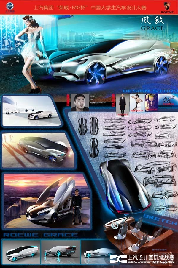 Competition，Automobile design，Roewe mg，wanglong，SAIC，