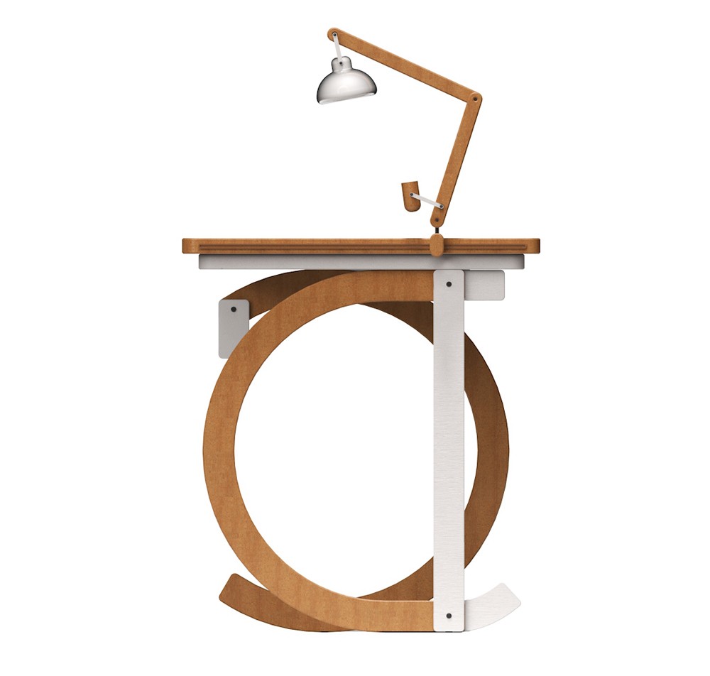 lamp，Liviu Avasiloie，letter，desk，woodiness，customized，