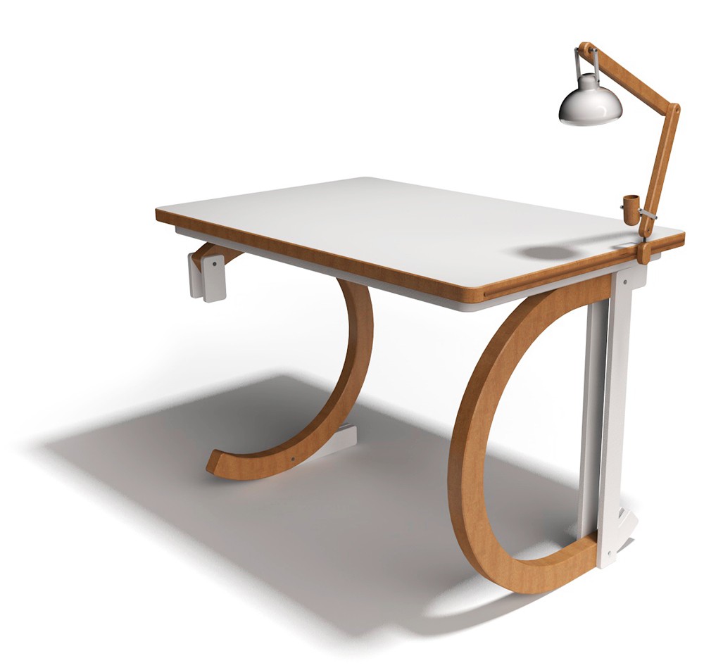 lamp，Liviu Avasiloie，letter，desk，woodiness，customized，