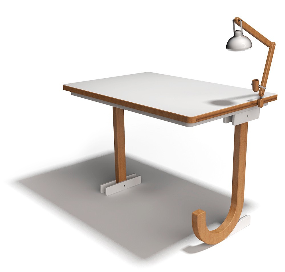 灯，Liviu Avasiloie，字母，办公桌，木质，定制，