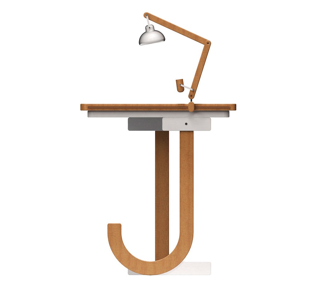 lamp，Liviu Avasiloie，letter，desk，woodiness，customized，