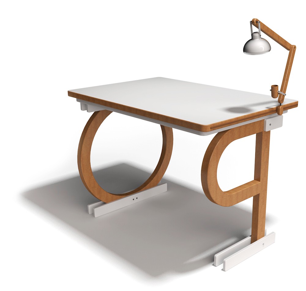 lamp，Liviu Avasiloie，letter，desk，woodiness，customized，