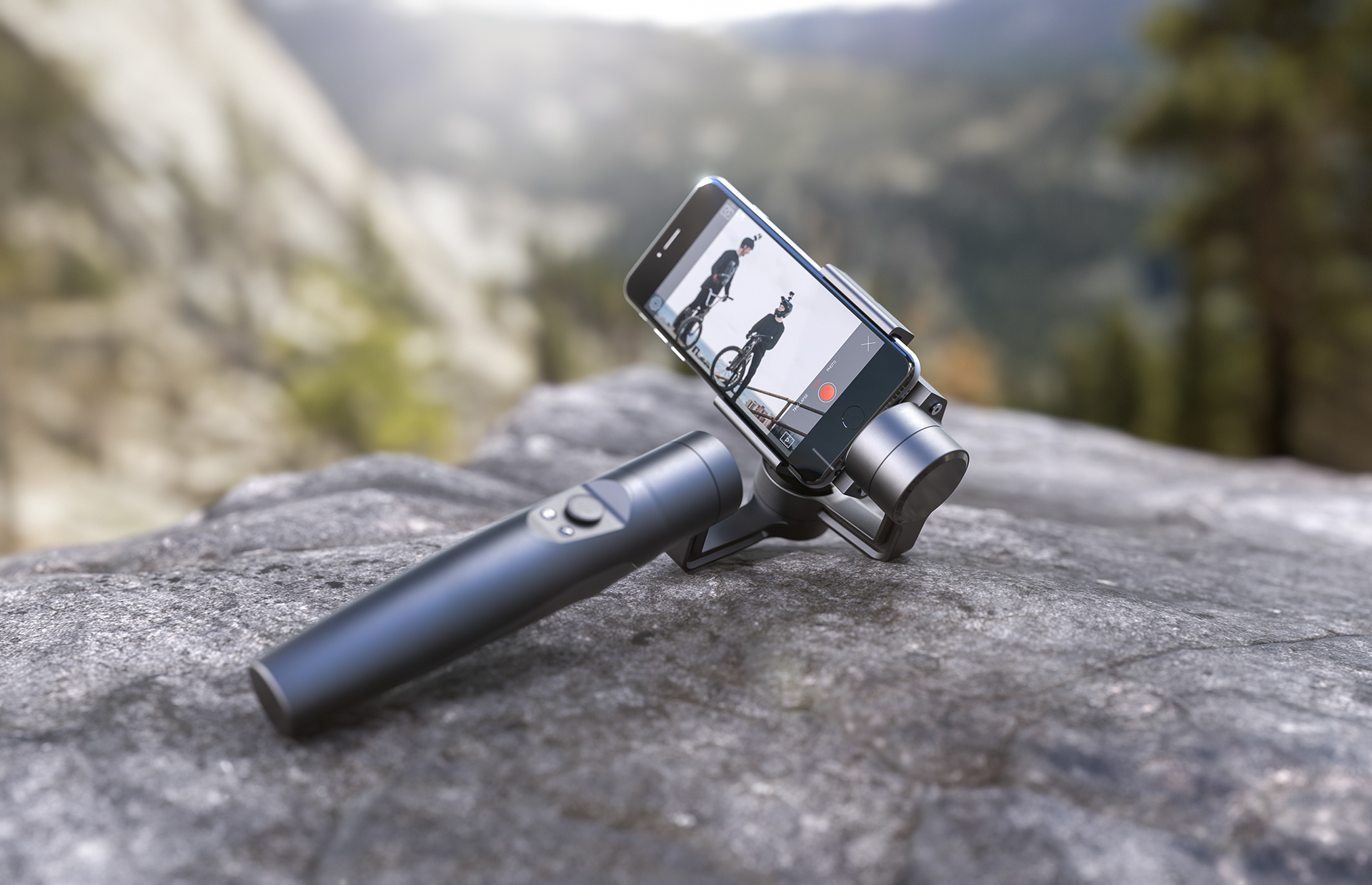 Intelligent products，Mobile phone stabilizer，product design，