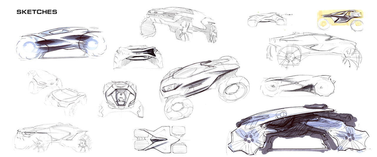 LADA，X-Stream，赛车，车型，设计，俄罗斯，草图，