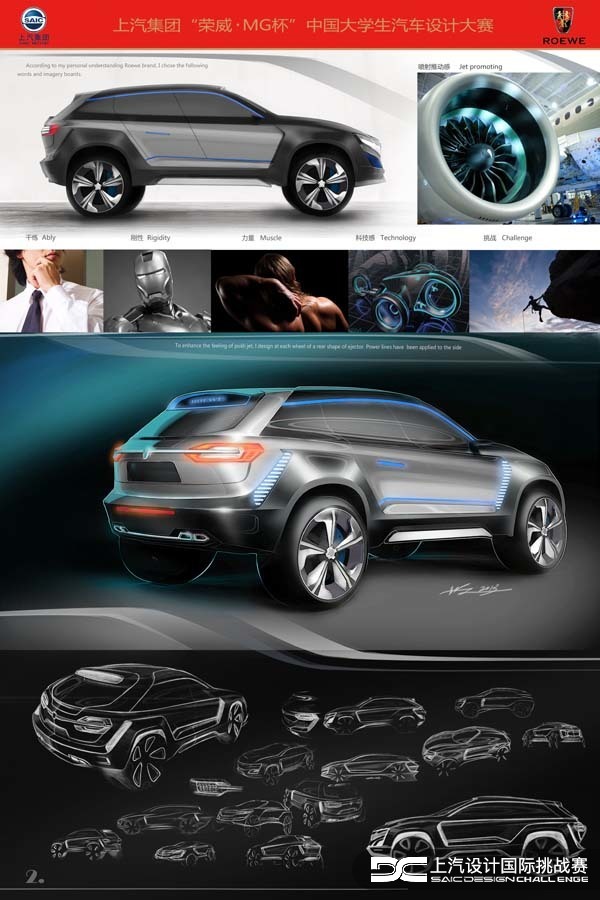 Wang Jing，W7，Competition，Automobile design，Roewe mg，SAIC，