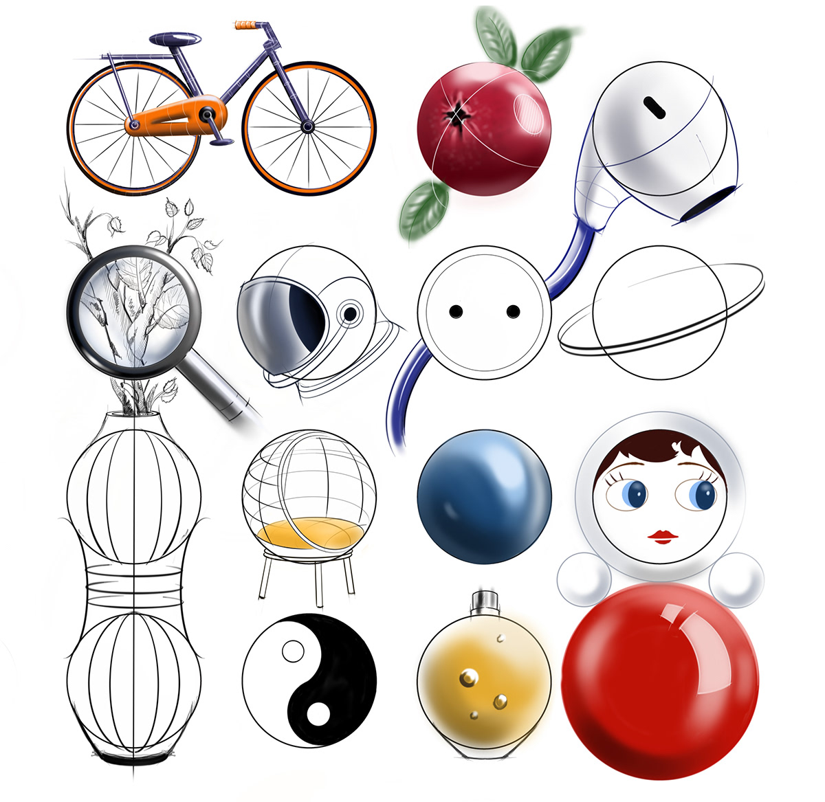 Hand drawn，industrial design，product design，Sketch，