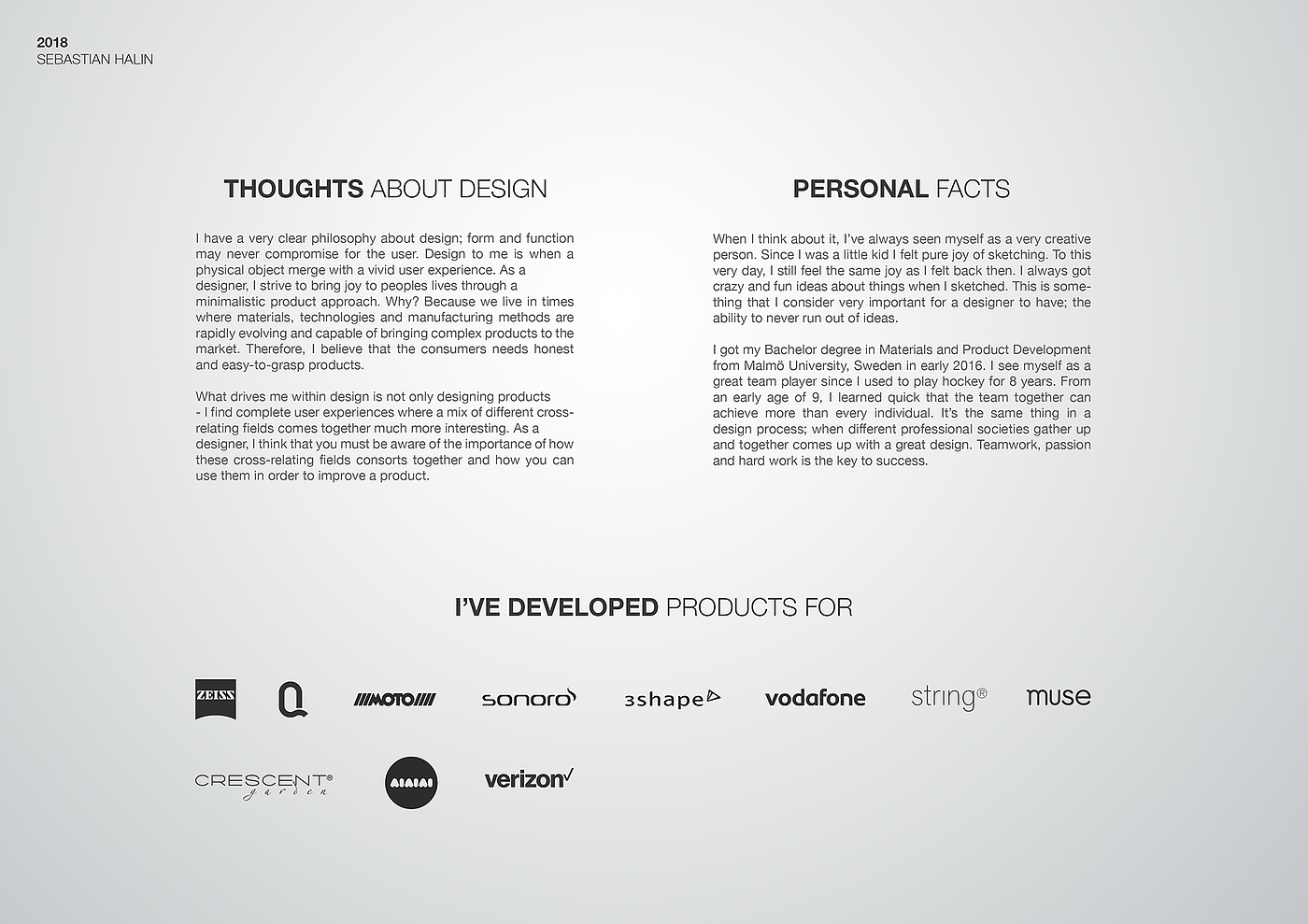 industrial design，sample reels，