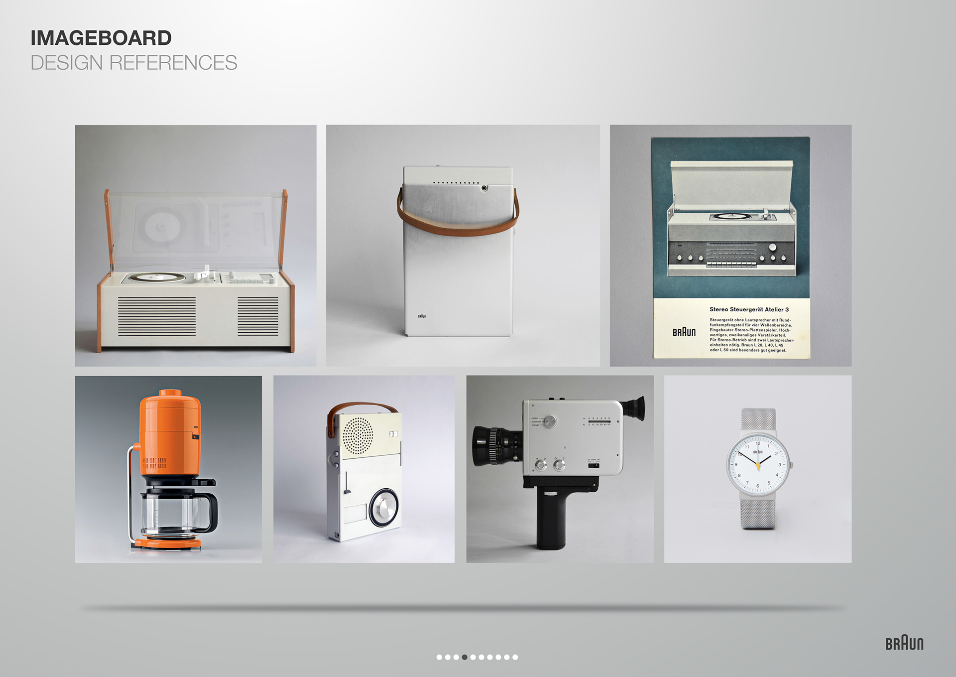 industrial design，sample reels，