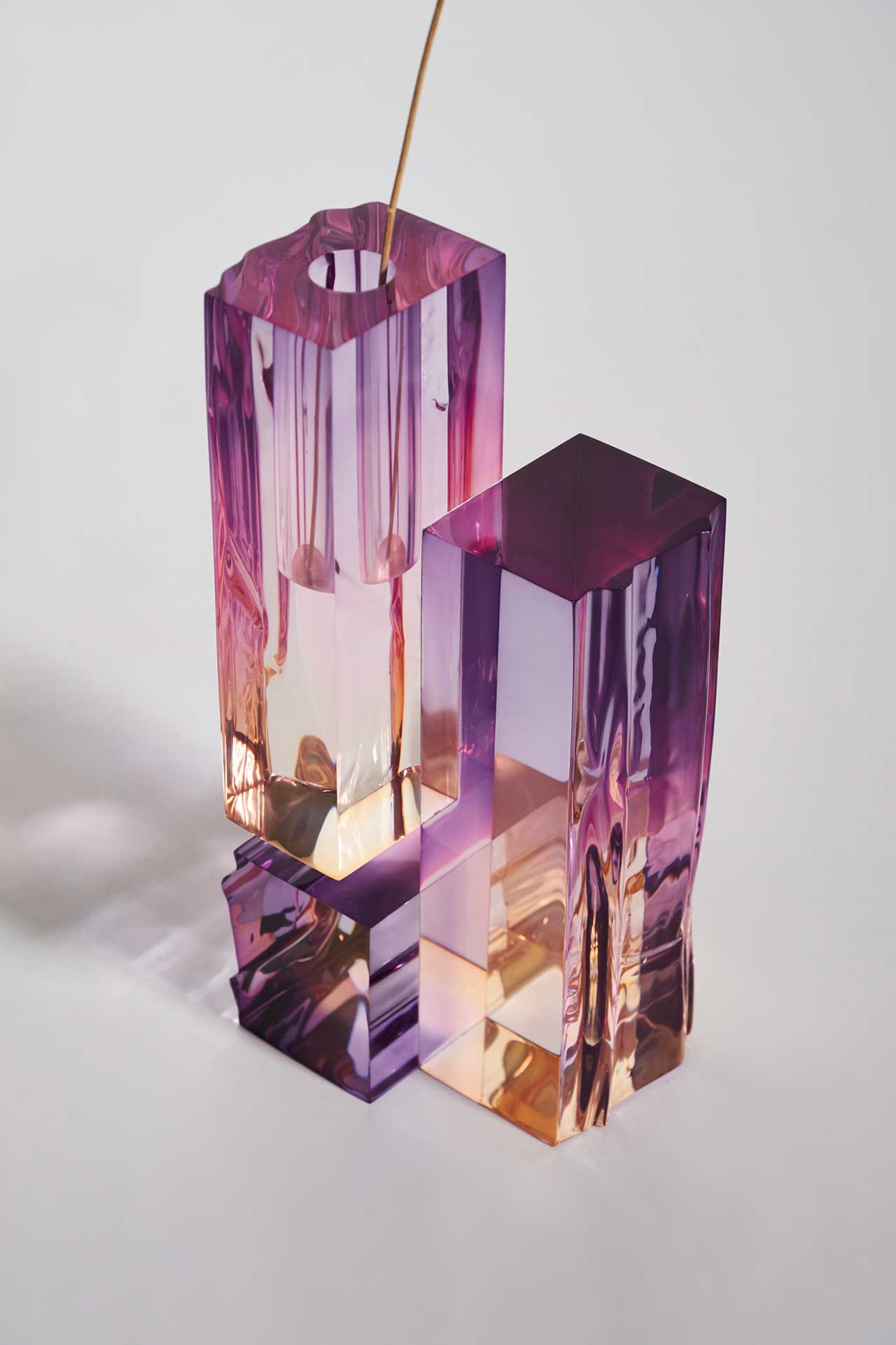 glittering，vase，crystal，