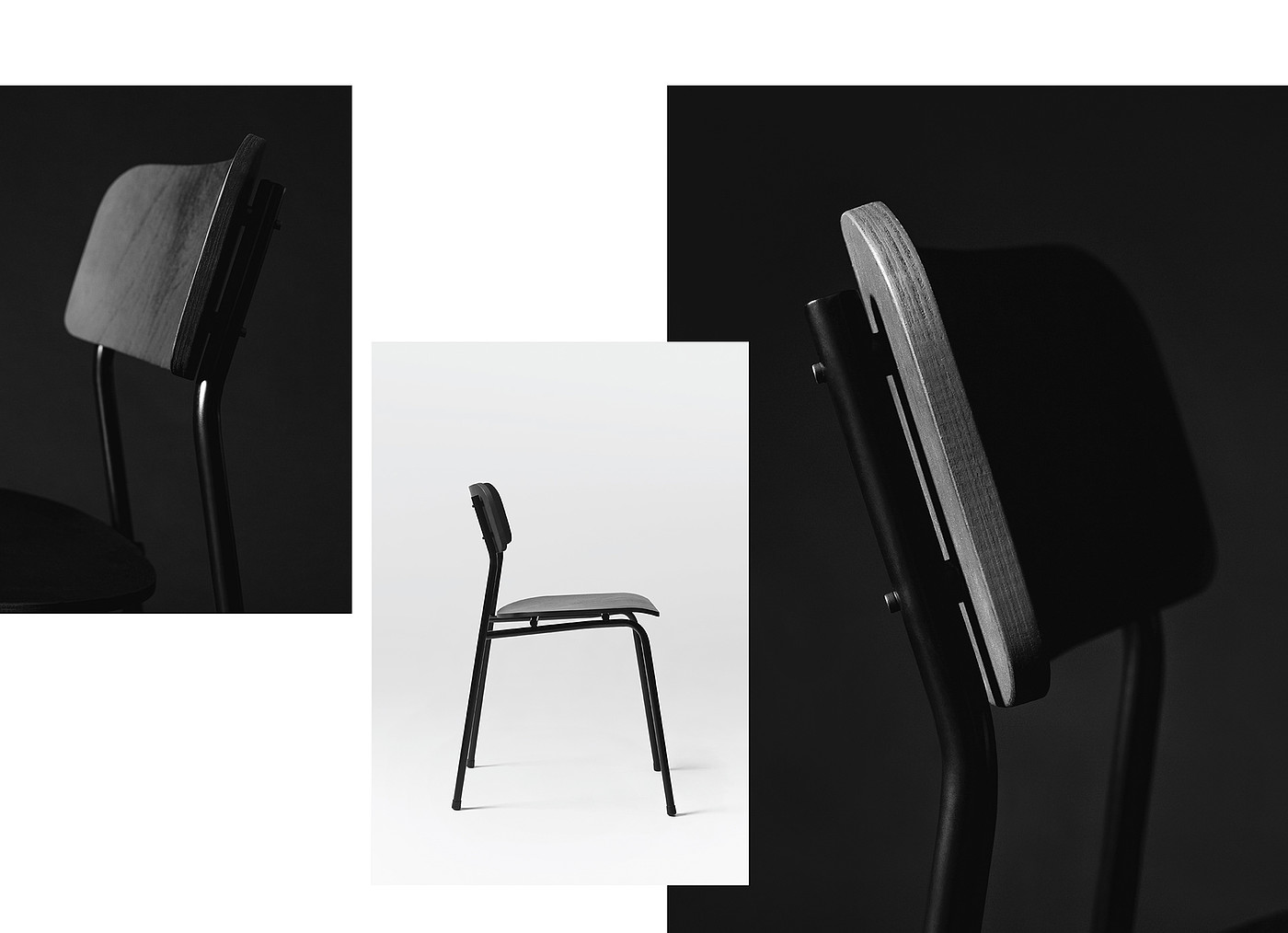 product design，furniture，chair，BTS 2，black，