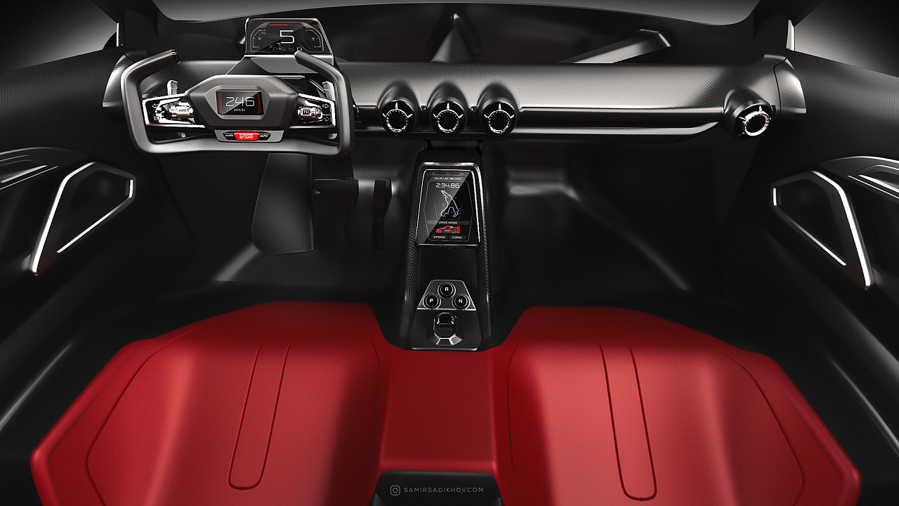 Rendering，vehicle，F40 Tribute，Ferrari，