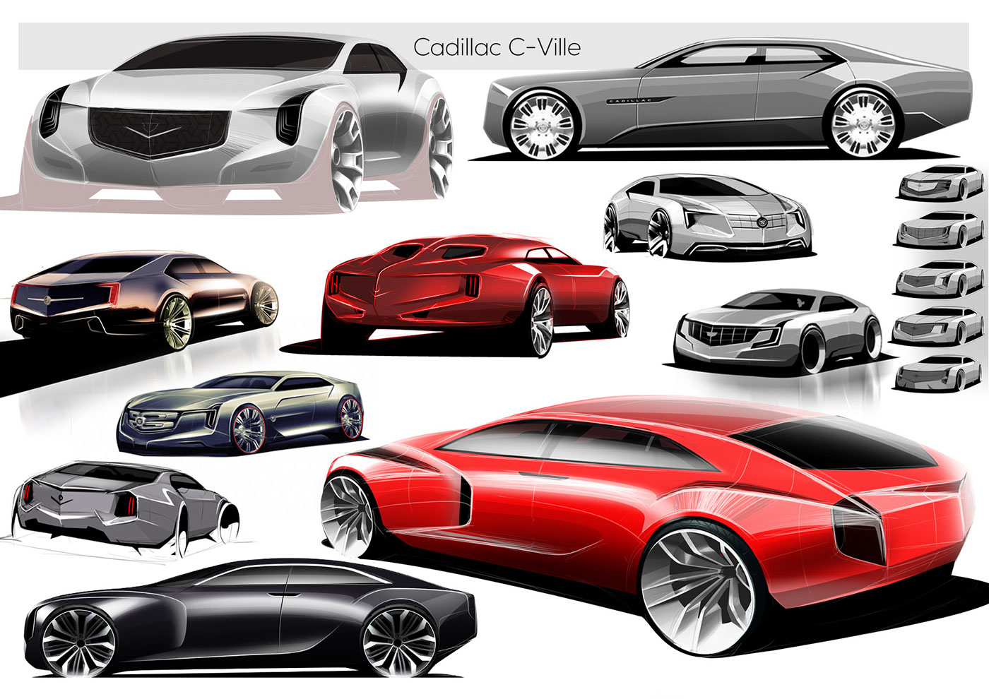vehicle，Design，traffic，Samir Sadikhov，Cadillac，Cadillac，C-city，