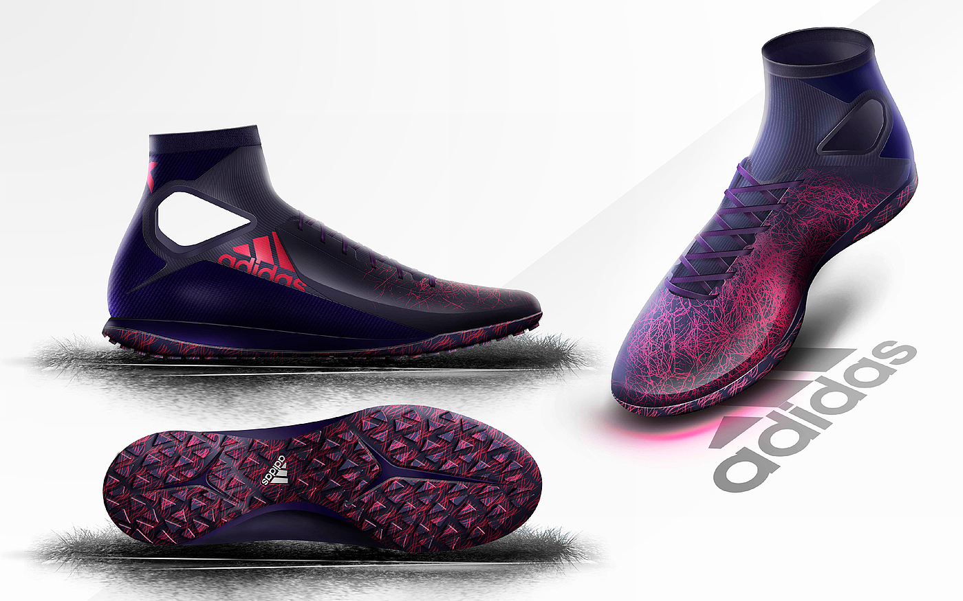 Adidas，Soccer shoes，product design，