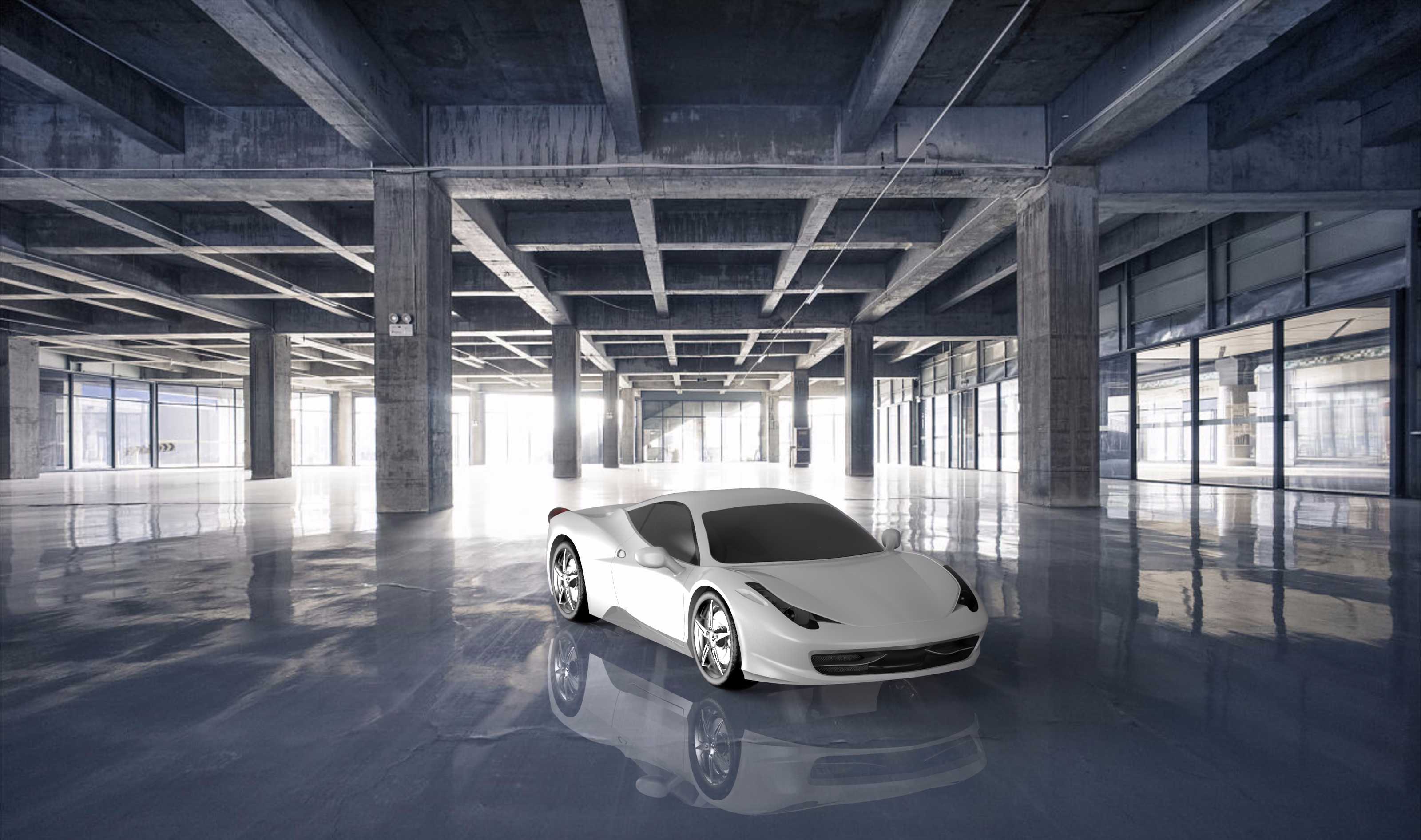 汽车设计(造型借鉴法拉利)学生作品,练习用