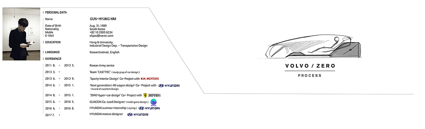 Gun-hyung Kim，交通，设计，车，volvo，
