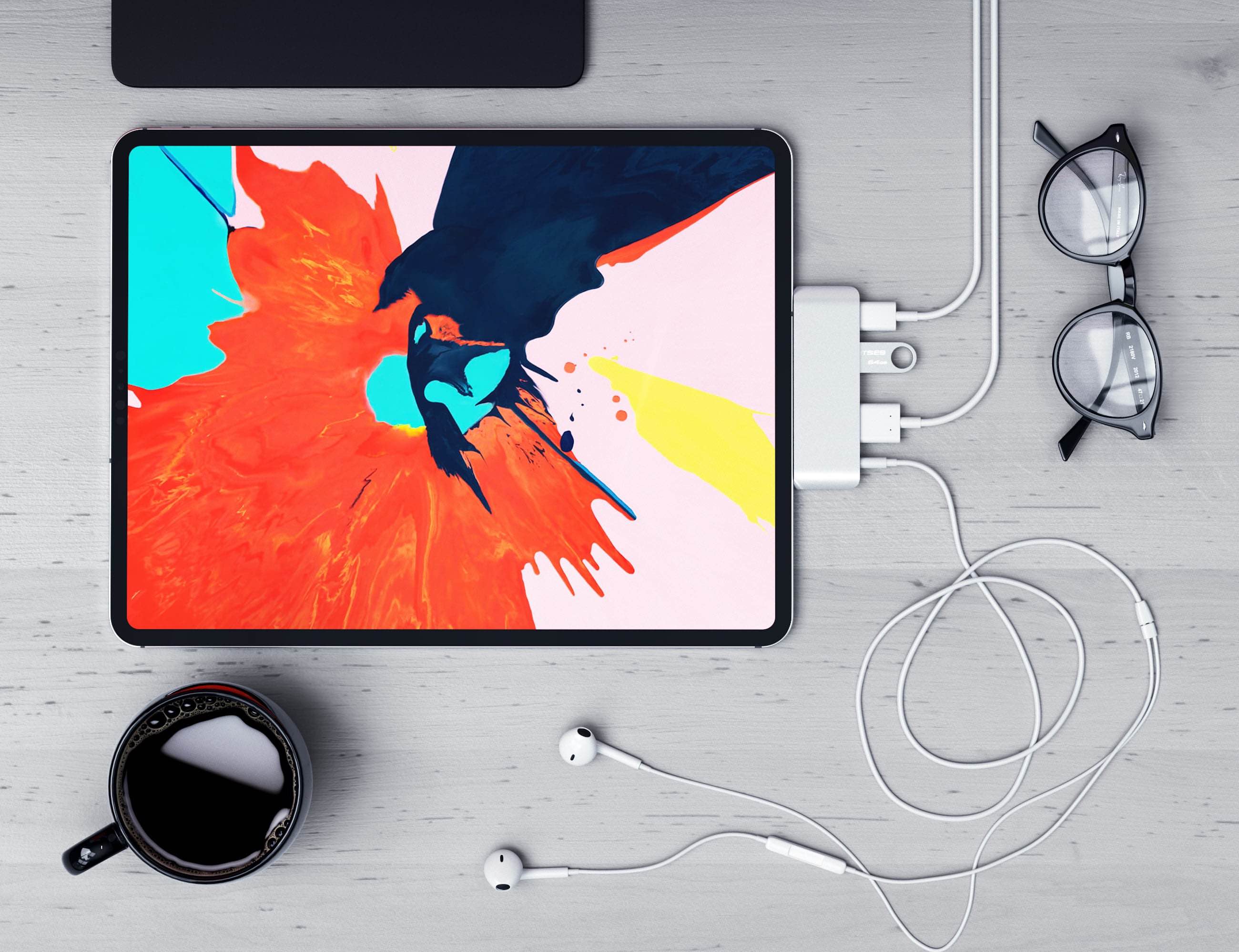 aluminium alloy，parts，Villages，Mobile Pro Hub，iPad Pro，