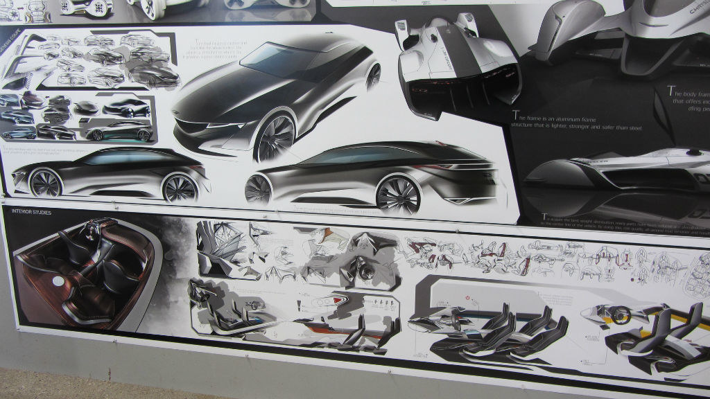 Automobile design，conceptual design，Hand drawn car，