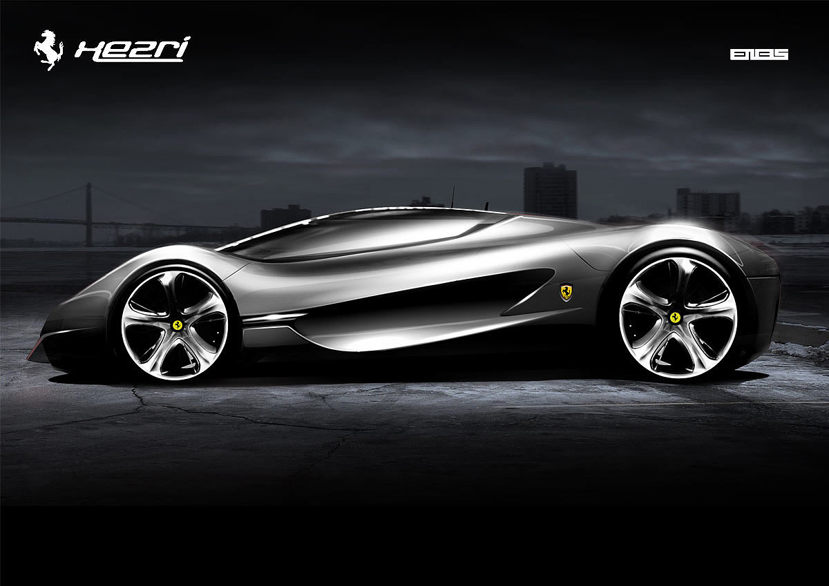 Ferrari，Concept Car，midfielder，Sports car，vehicle，