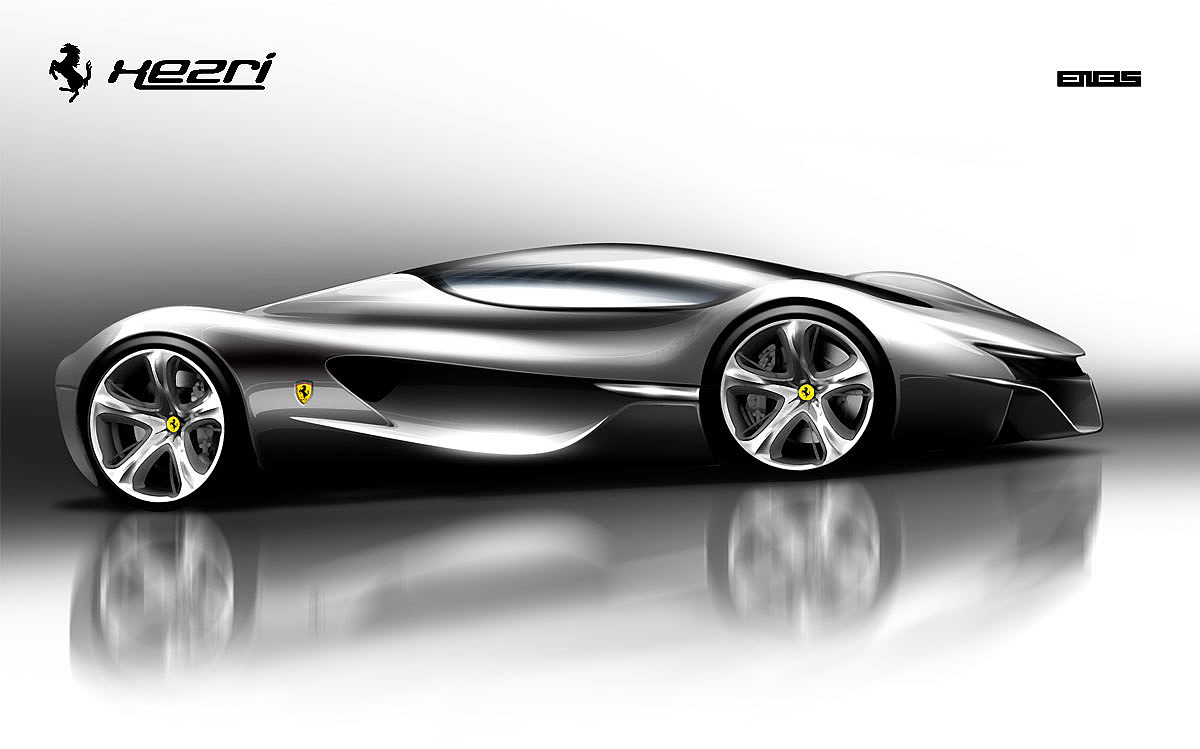 Ferrari，Concept Car，midfielder，Sports car，vehicle，