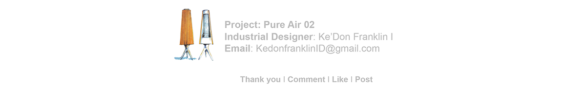 product design，Household Electric Appliances，air cleaner，Pure O.2 Air，