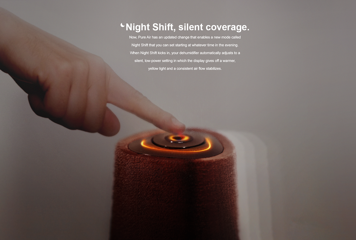 product design，Household Electric Appliances，air cleaner，Pure O.2 Air，