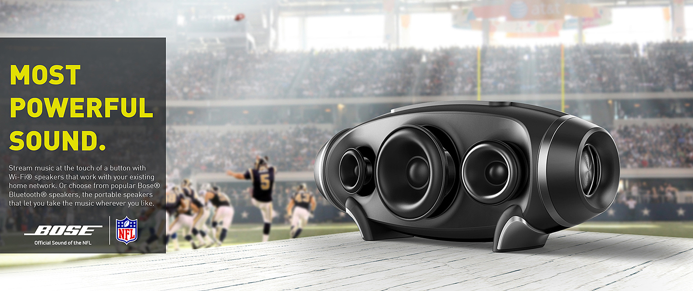 Super bowl，bose，NFL SOUND BOW，speaker，wireless，