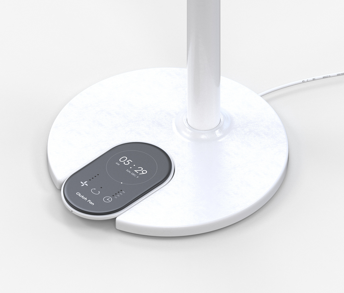 Clutch Fan，electric fan，white，household electrical appliances，