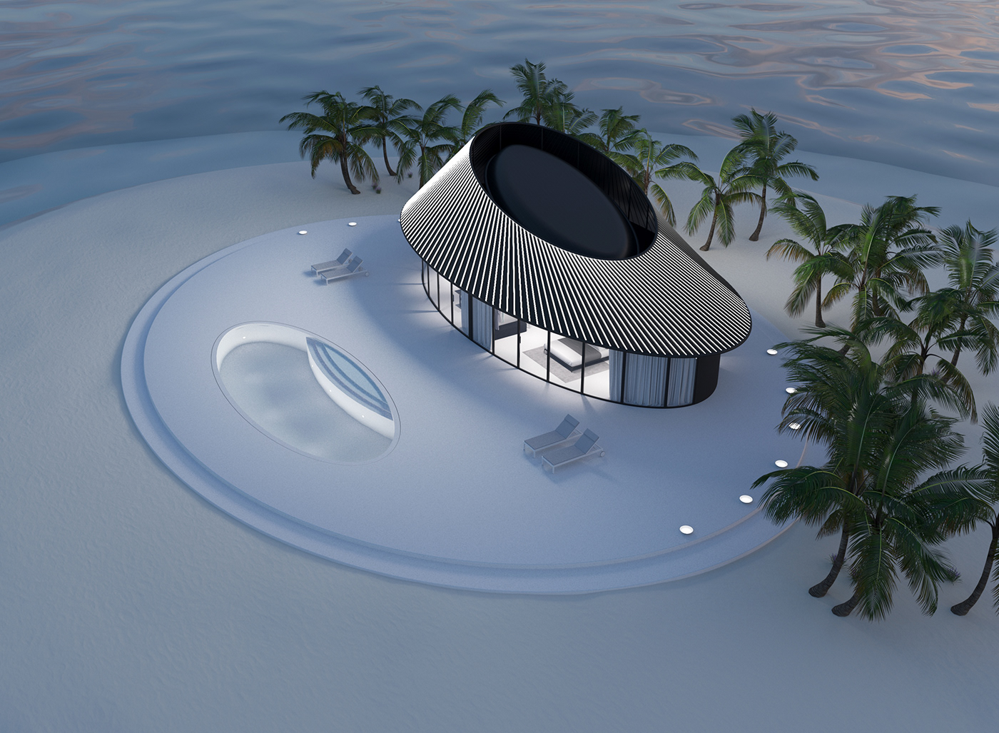 Vistas House，Solar panel，Design，residence，house，Architecture，Mohamed Mousa，