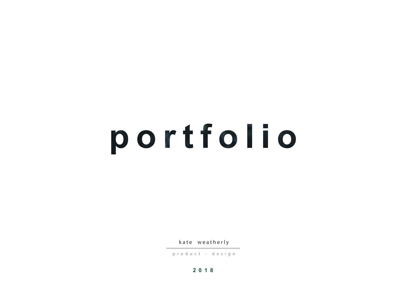 sample reels，industrial design，Design，Kate Weatherly，