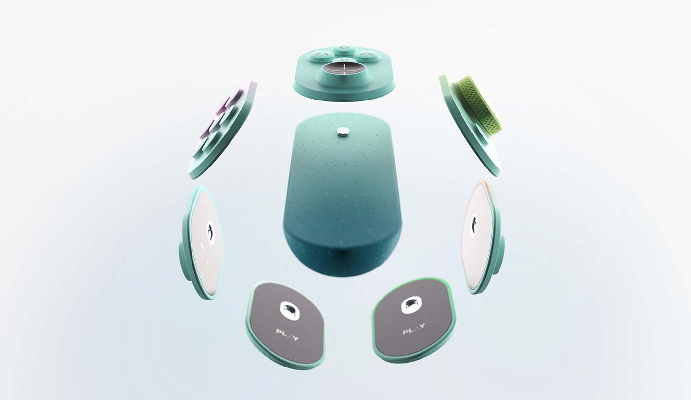 equipment，entertainment，parts，rocker，game，Play，FLUID Design，