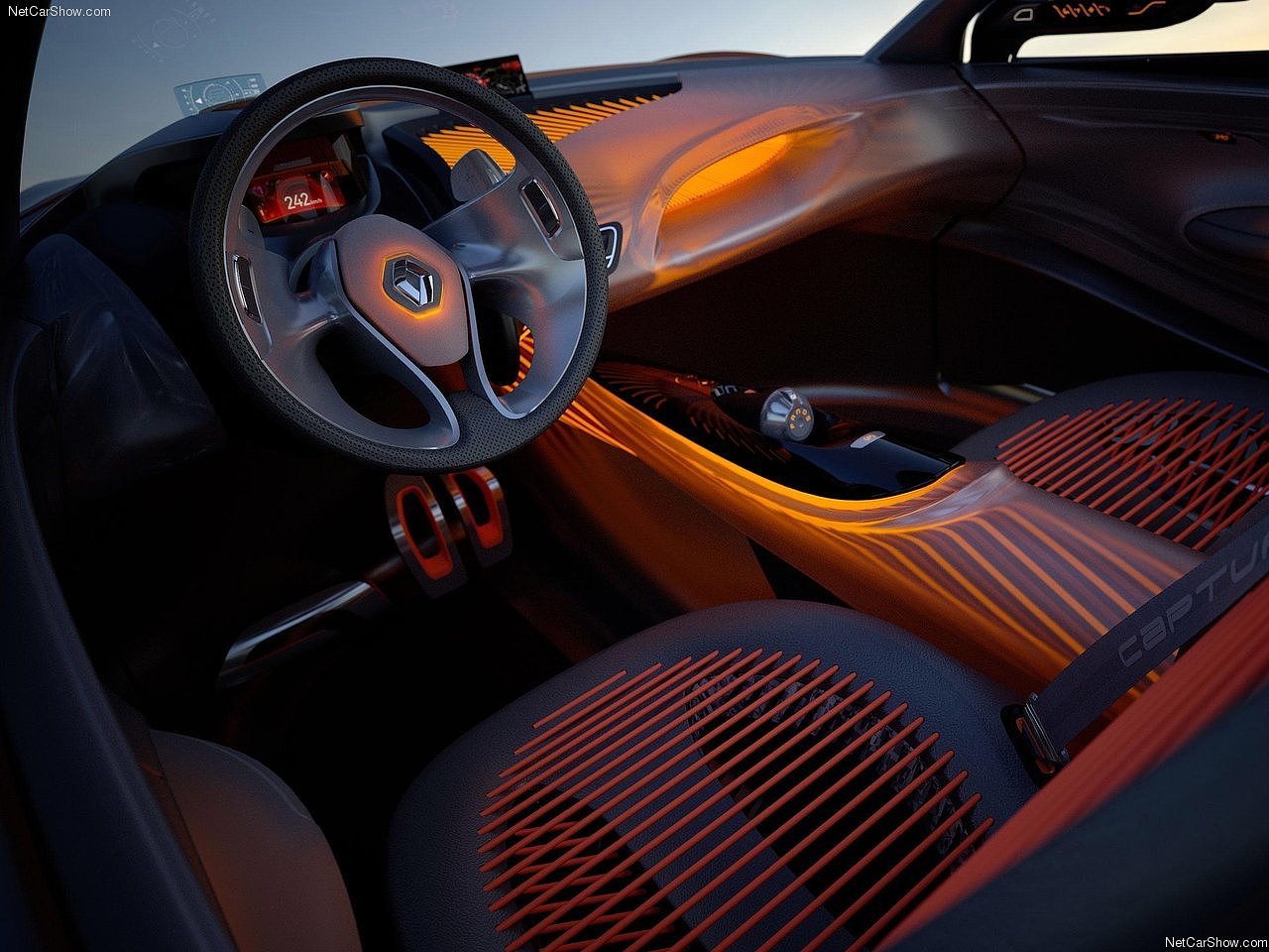 renault，captur，Concept Car，vehicle，traffic，Interior，