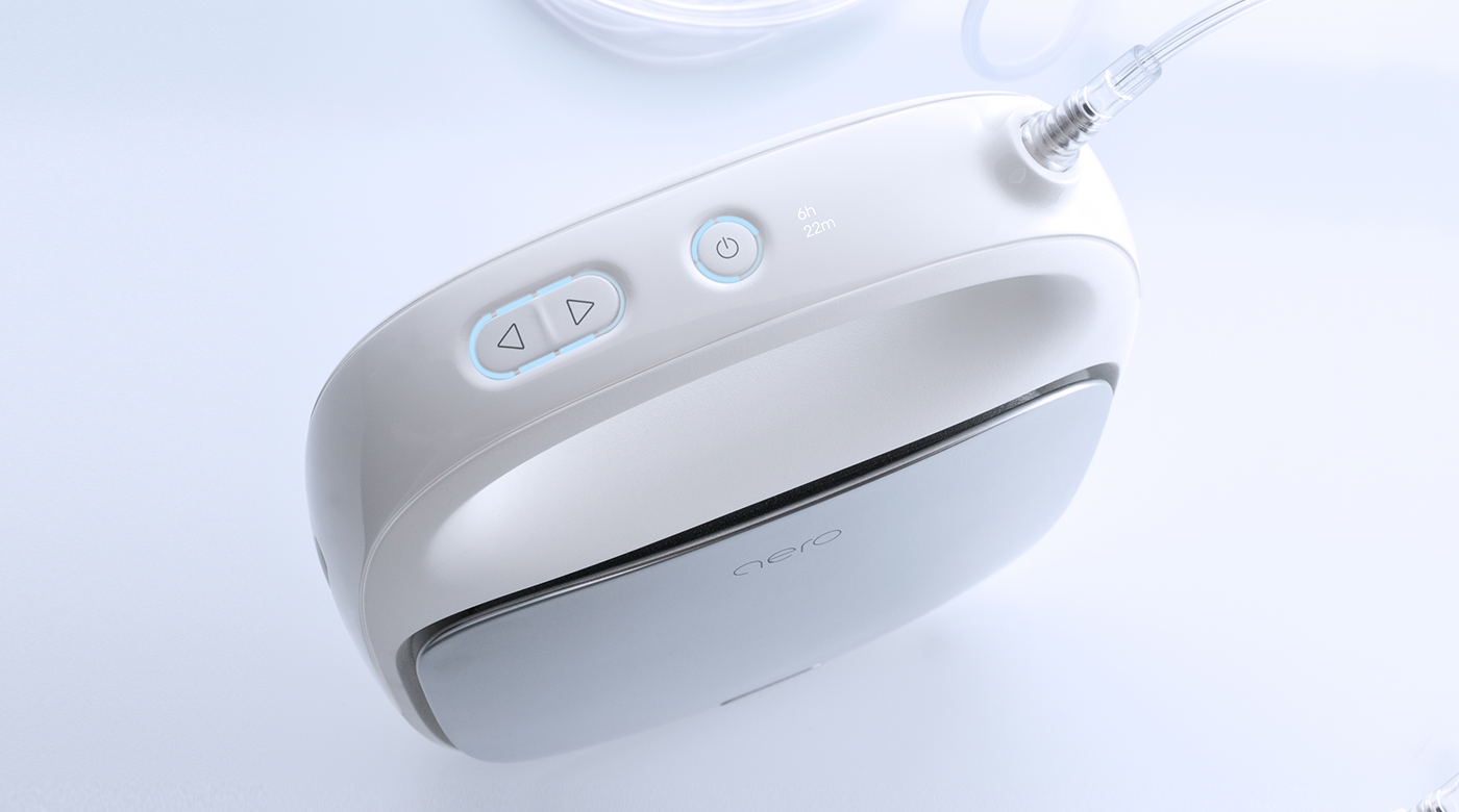 medical care，equipment，industrial design，product design，Mini oxygen machine，