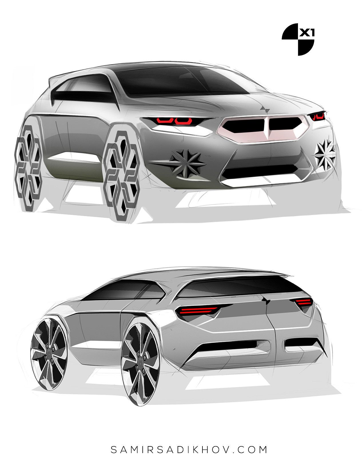 industrial design，automation，automobile，Hand drawn，Automobile design，