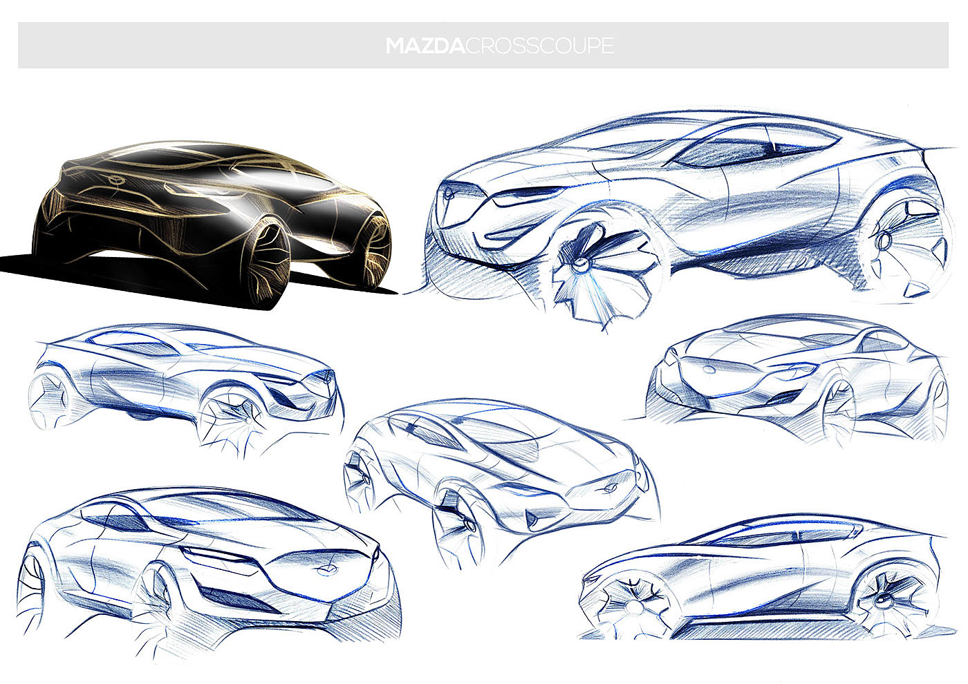 industrial design，automation，automobile，Hand drawn，Automobile design，