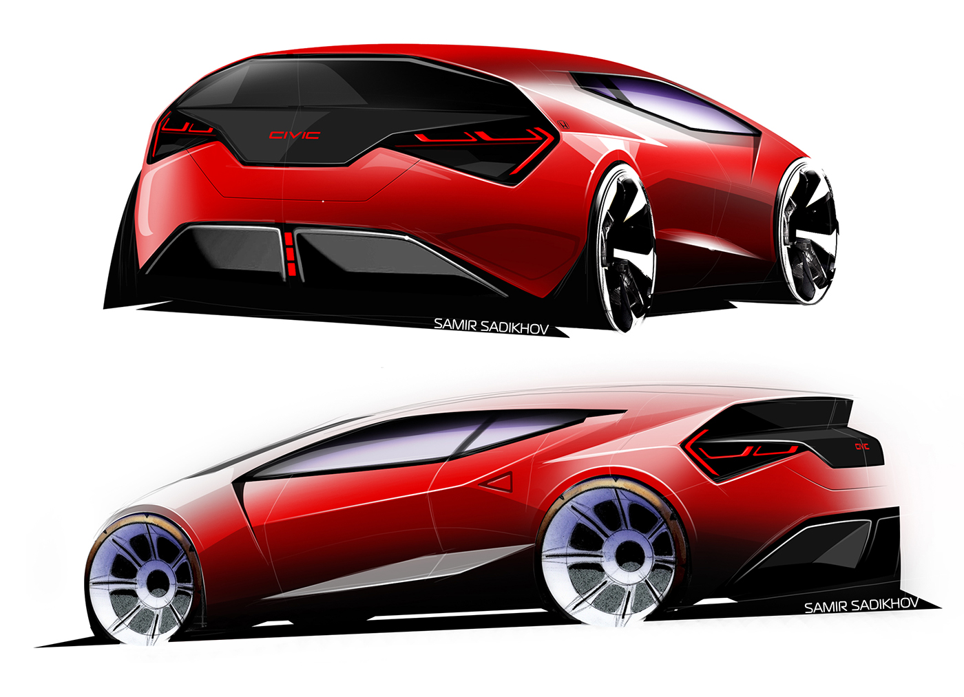 industrial design，automation，automobile，Hand drawn，Automobile design，