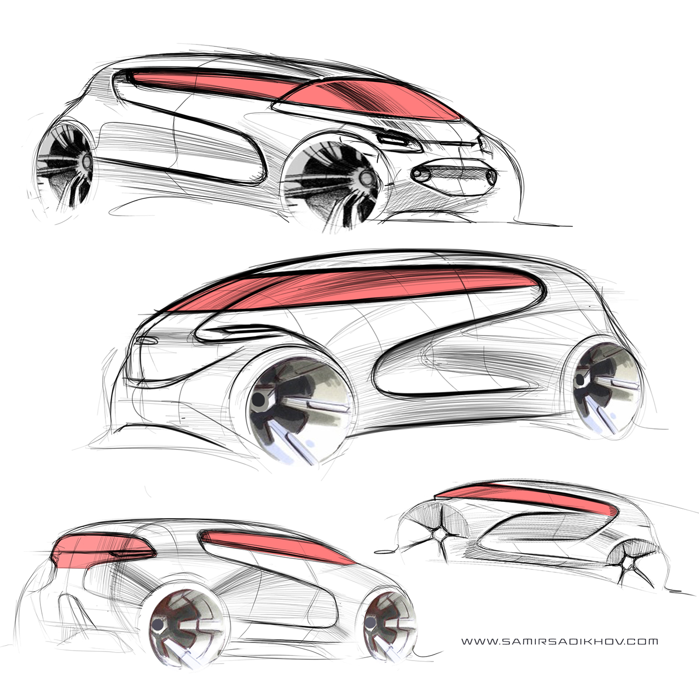 industrial design，automation，automobile，Hand drawn，Automobile design，