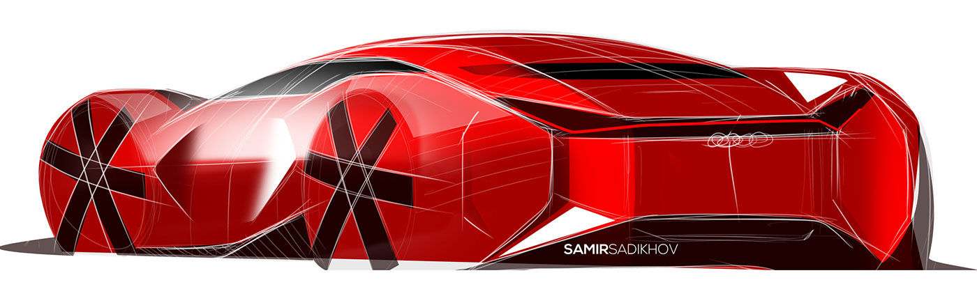 industrial design，automobile，Automobile design，Hand to，gules，audi，