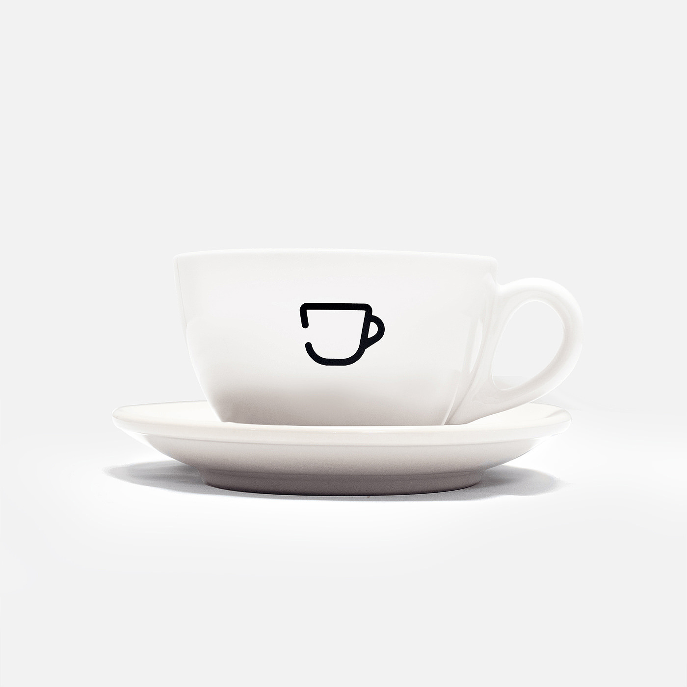 包装，极简，黑白，咖啡，HC-Latte Cup，咖啡杯，