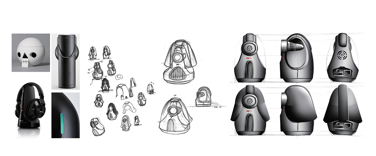 Cartoon image，Mellow and lovely，Black simplicity，Unique design，industrial product，