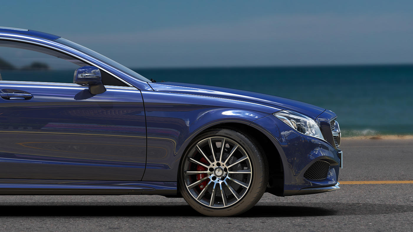 Car rendering，