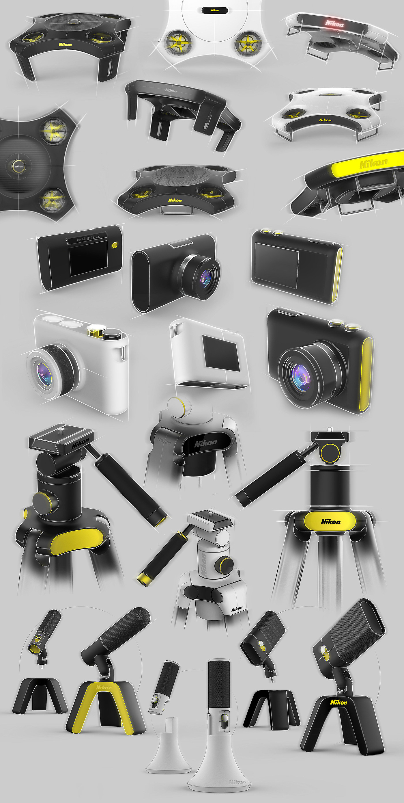 Digital camera，Nikon ，NSK0，product design，